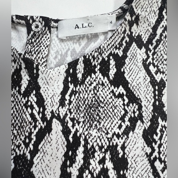 ALC Python print ANISE halter neck tank top size 4. - Picture 11 of 15